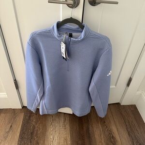 Light Blue Quarter-Zip Pullover